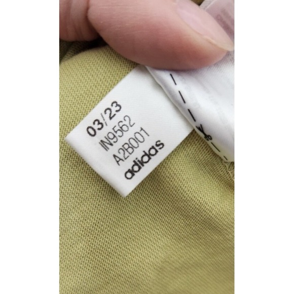 Adidas Basketball Mens Mock Neck Sweater Size‎ Small Gold Oversized Sports NBA - Picture 10 of 12